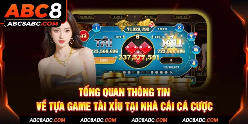 Tổng quan thông tin về tựa game tài xỉu tại nhà cái cá cược